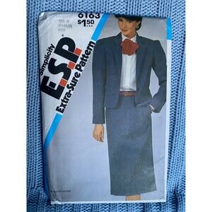 Simplicity Sewing pattern 6163 suit blazer Skirt